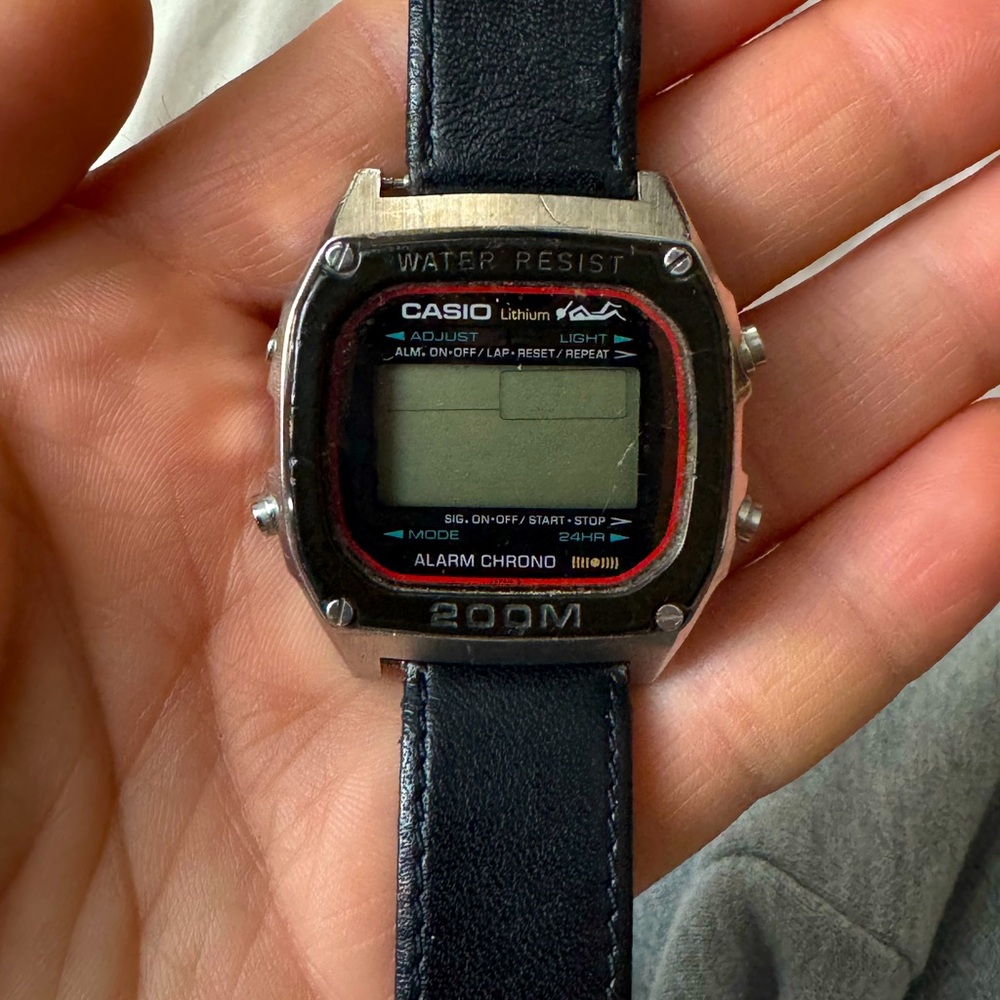 Vintage 1981 Casio diving watch